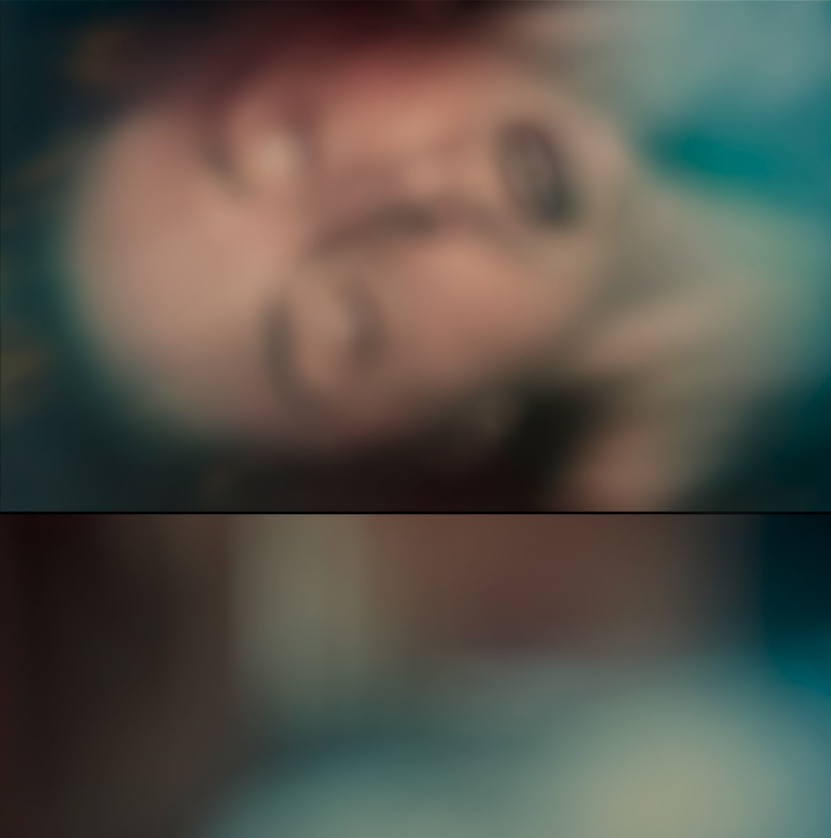 Mother May I, Day 39 (in two parts) by Doug Winter  Image: Mother May I, Day 39 (in two parts) reflects on the charged space between consent, urge, restraint, intimacy, and vulnerability. The diptych format underscores this duality: one panel gestures toward closeness, the other toward distance. The blurred figure resists definition, leaving only the raw vulnerability of desire and the openness of both bodily and emotional adventure.

