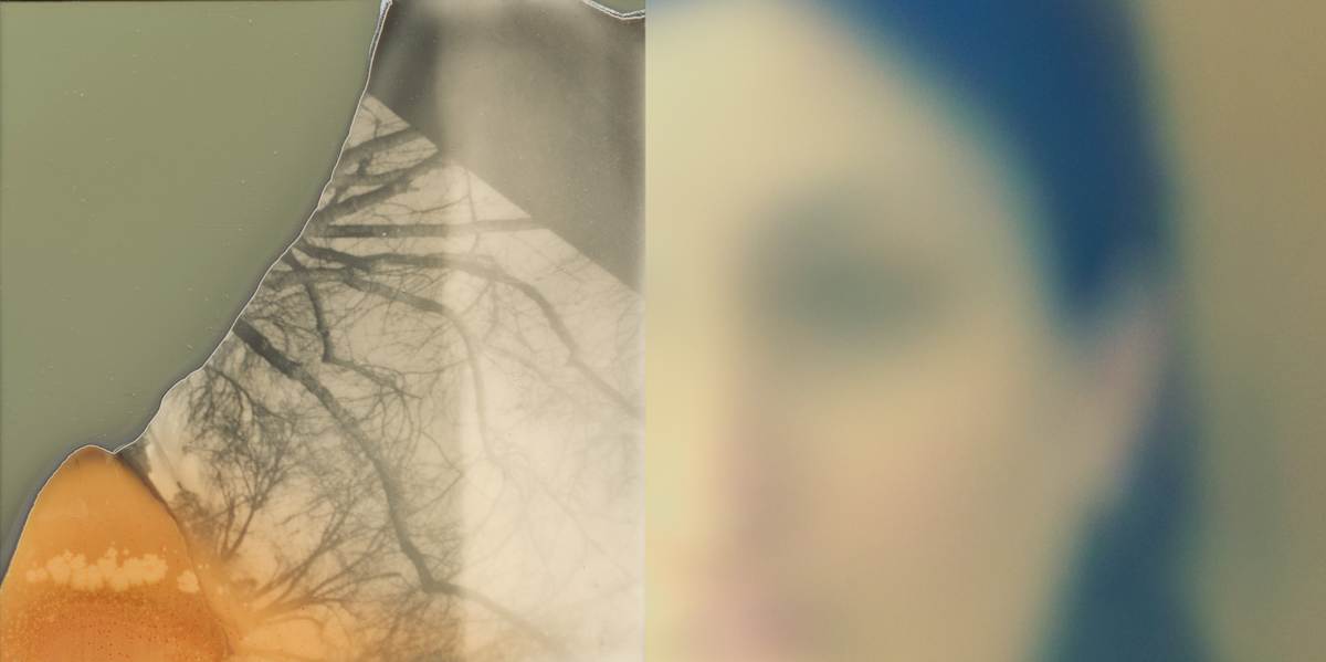 The Lost Beauty Shared Between Us by Doug Winter  Image: I move through the world with impaired vision. Sometimes, when sunlight strikes my eyes at a certain angle, the veins and surface textures of my eye appear—fleeting, fragile, unsettling. This diptych grows from that moment, from the body’s way of revealing both distance and closeness. It reflects on what is here, what has passed, and what remains. The images hold memory as I know it—shaped by grief, sustained by friendship, and marked by the loss of someone dear, like a ghost that follows and holds my hand in the spaces where I live.