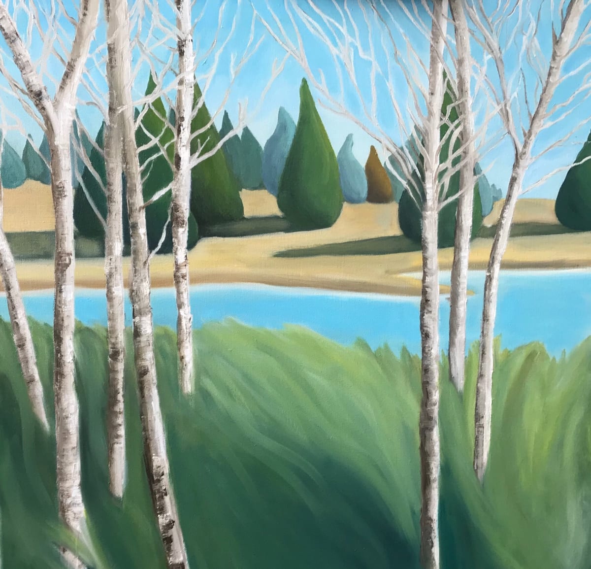 Birches by Iris Mes Low 