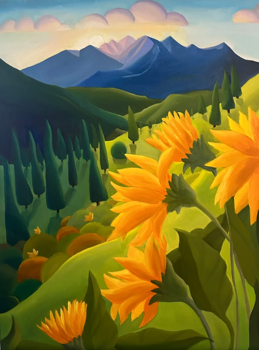 Golden Fronds by Iris Mes Low 