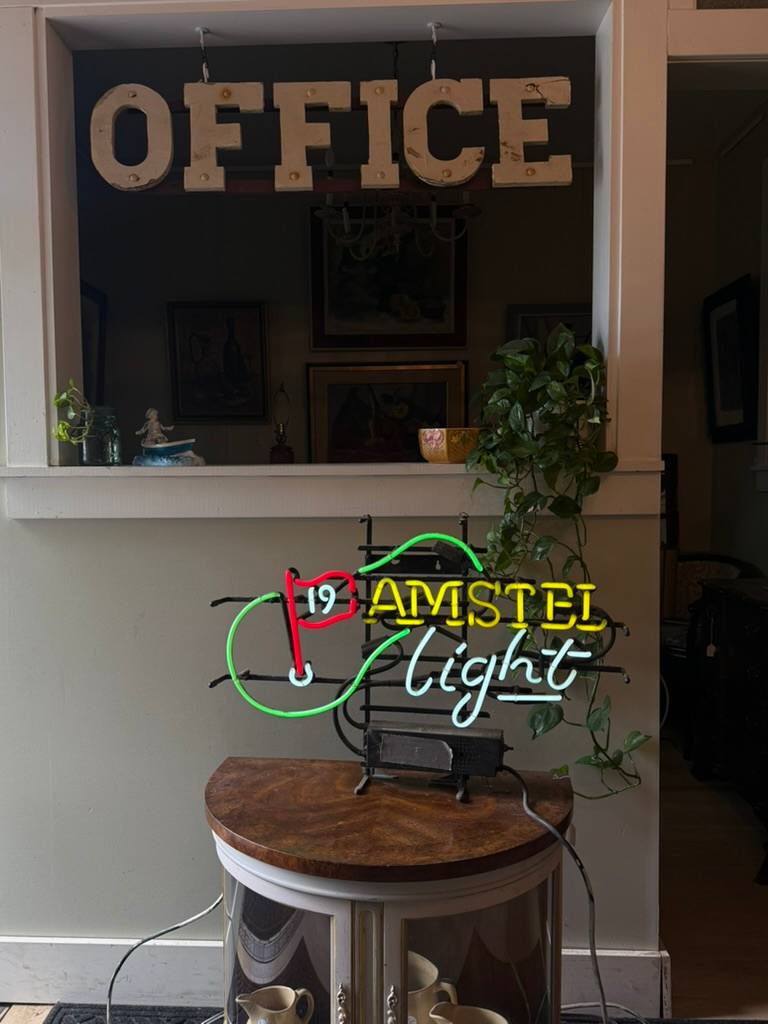 Amstel light beer neon sign, Image 1.