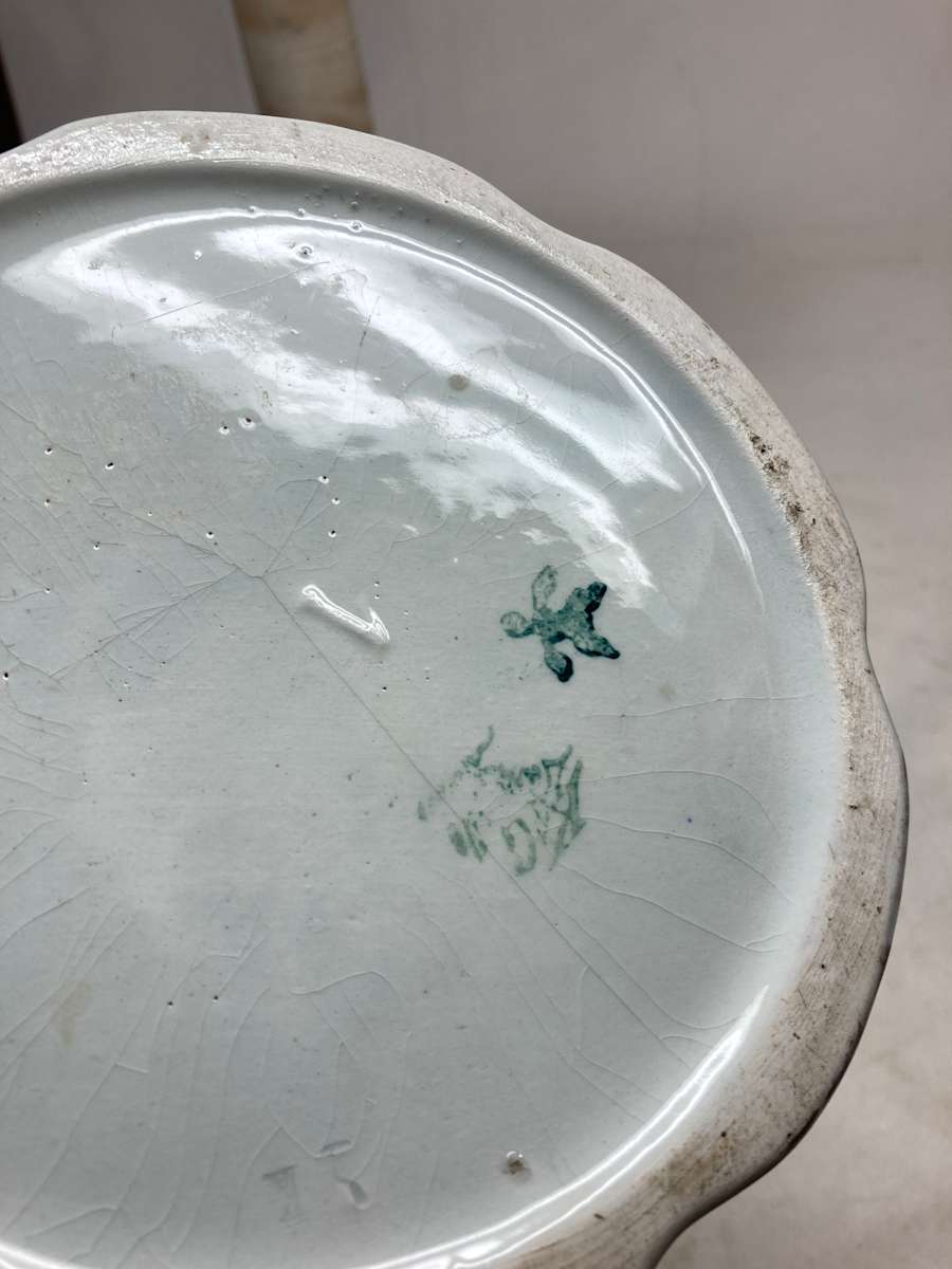 hand painted porcelain pitcher 