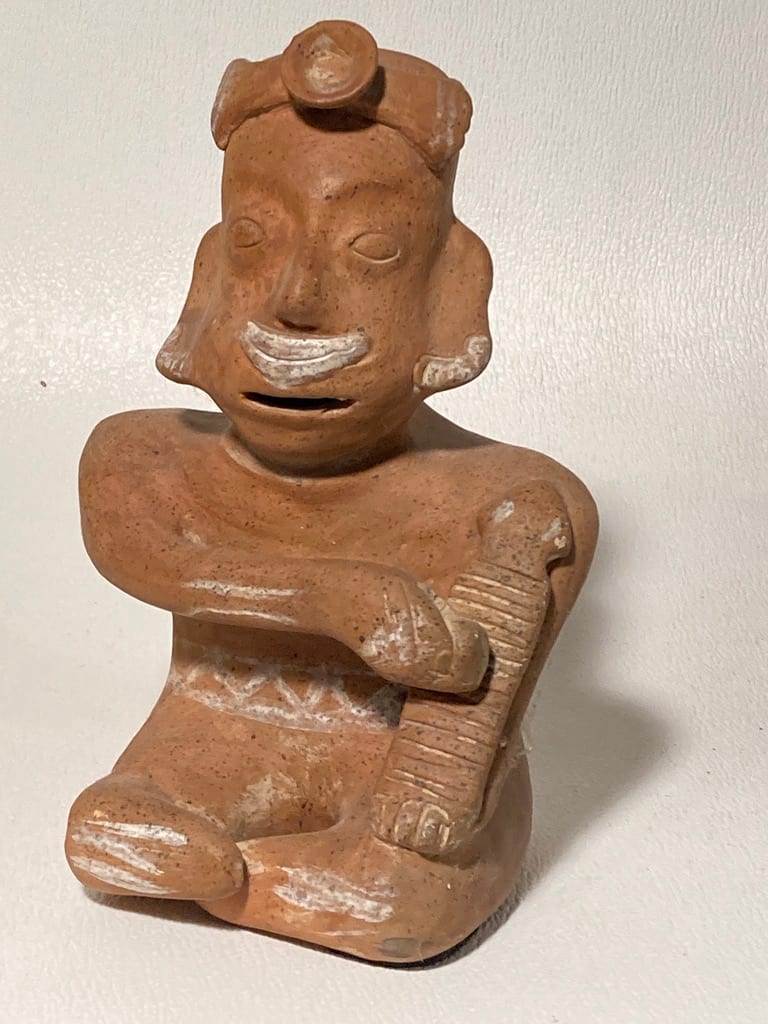 Mexican pottery terra cotta figure 