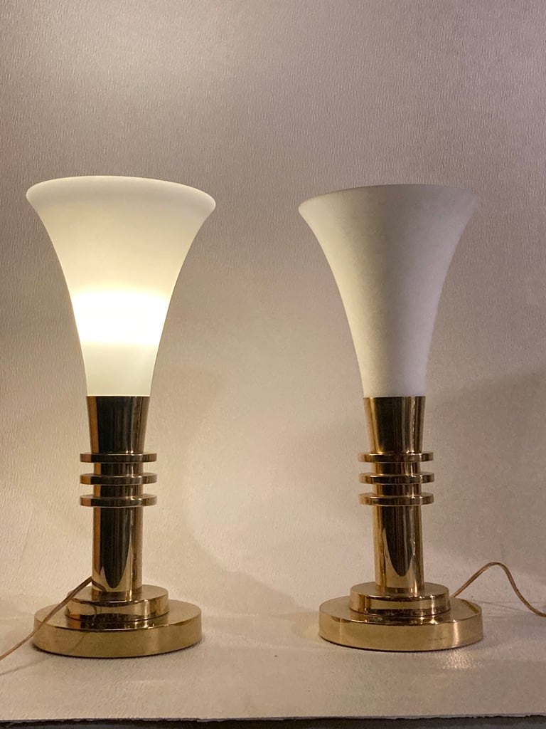 Bass Post modern industrial table lamps 