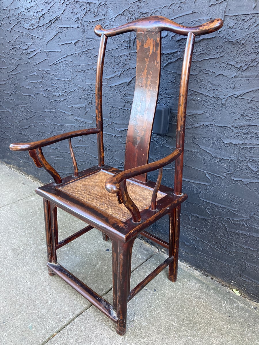 Hand carved Chinese arm chair 