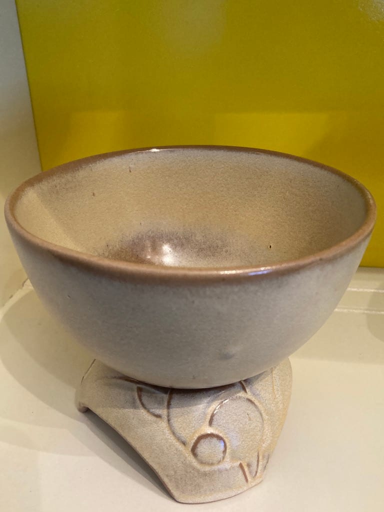 Frankoma Art Deco footed bowl 