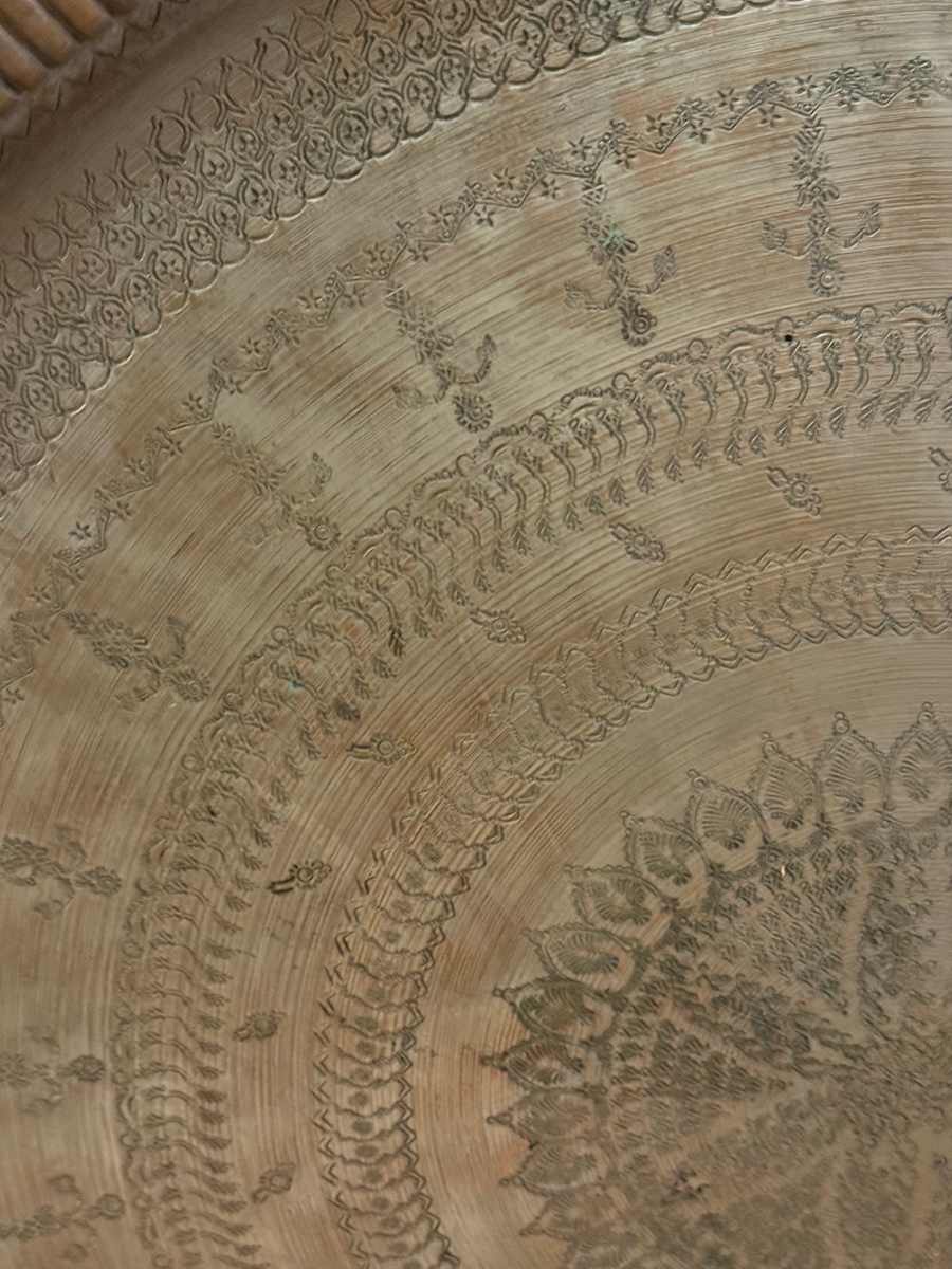 Large round copper top 