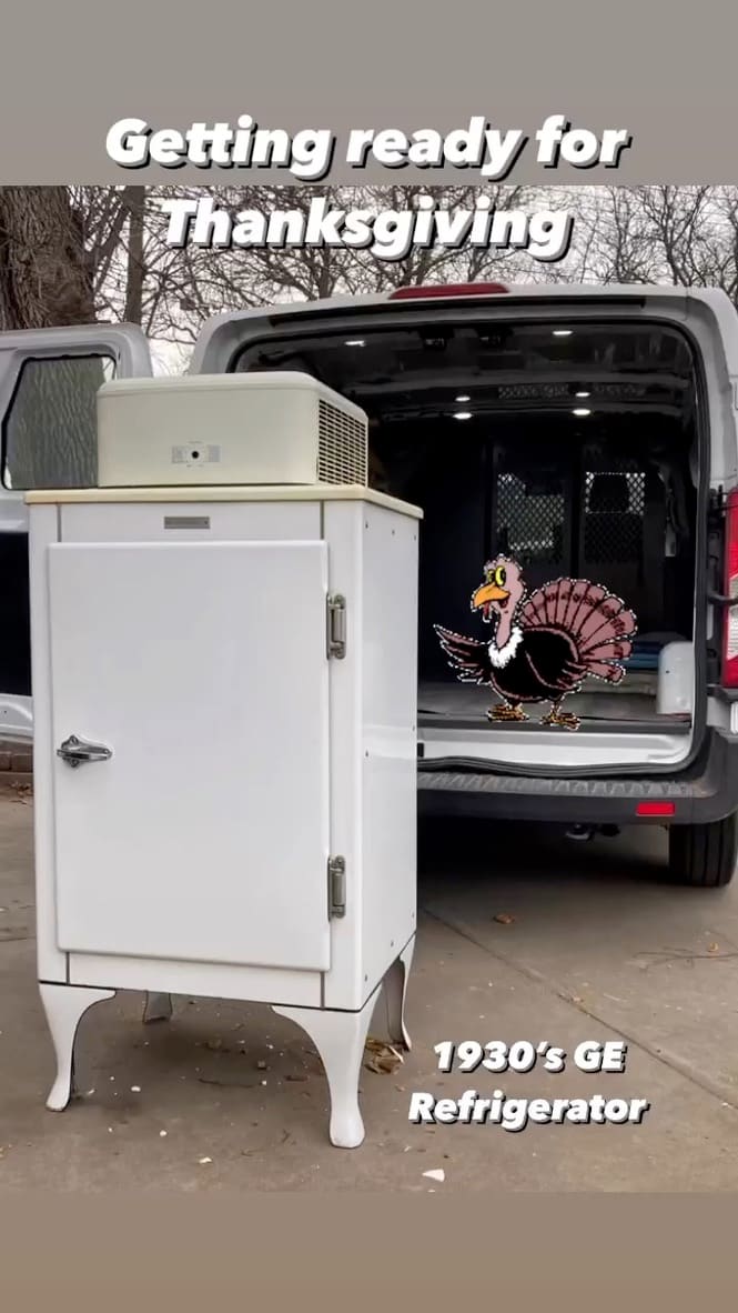 1930's G. E. fridge 