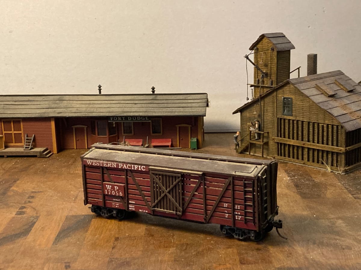 Ambroid Single Sheathed Boxcar HO gauge toy train 