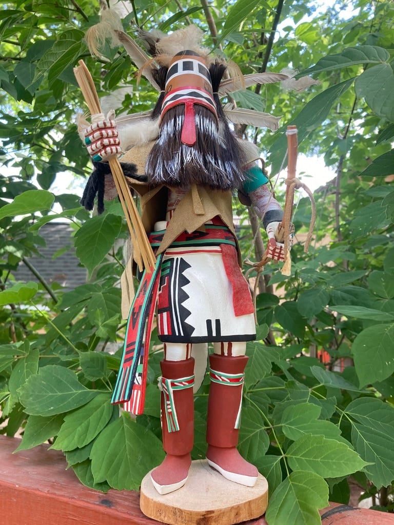 Bill Sewemaenewa Hopi Kachina "Bean Dancer" 