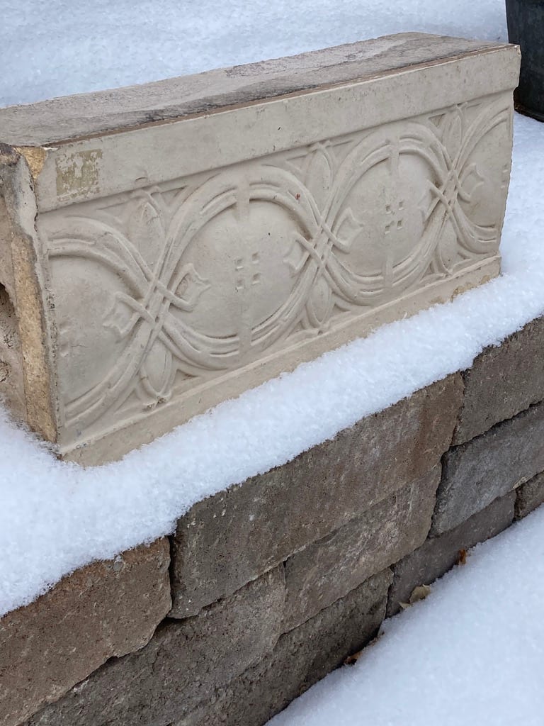 Louis Sullivan terra cotta frieze 