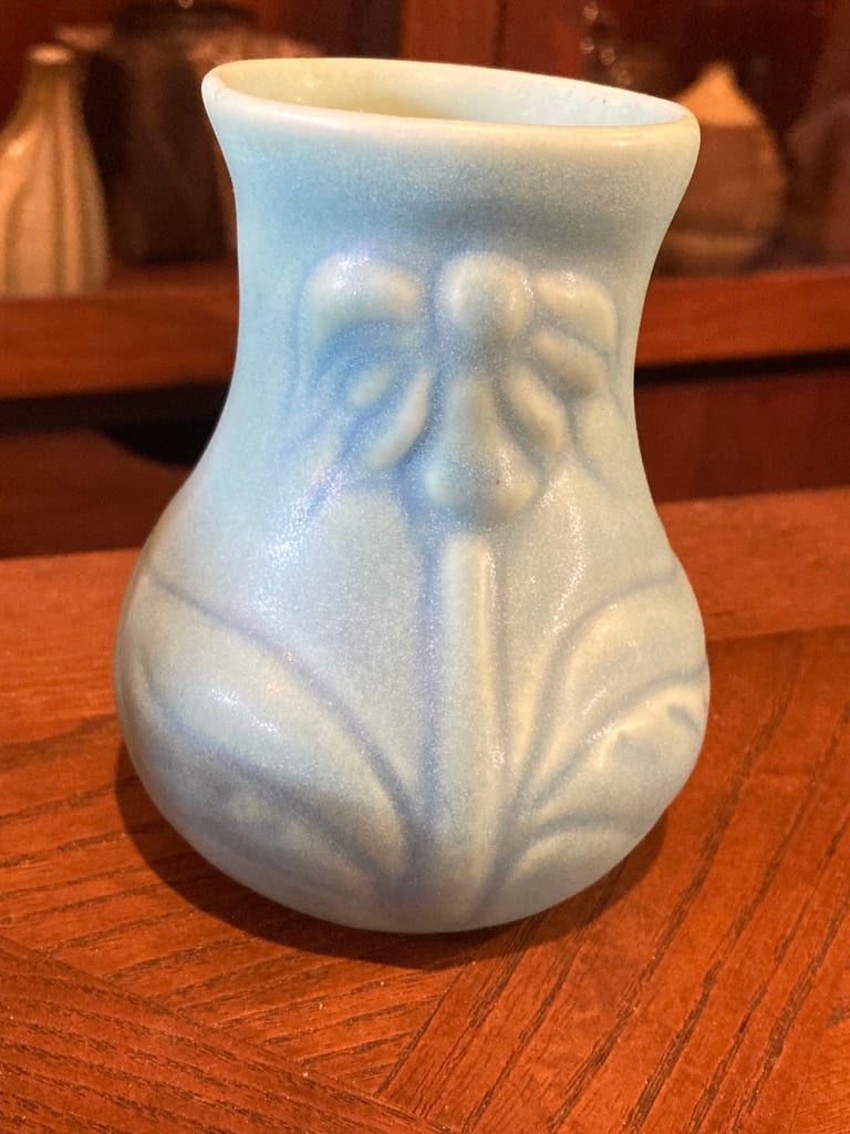 VanBriggle small narrow floral vase 