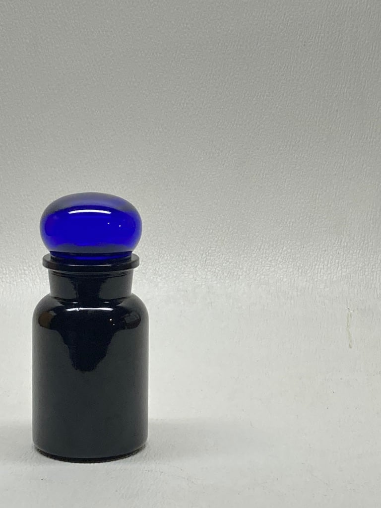 Cobalt Blue Belgian Medicine bottle 