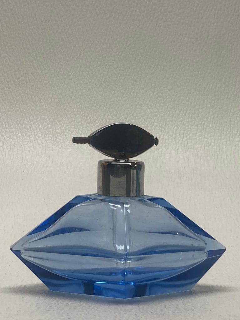 Ice berg blue Perfume bottle 