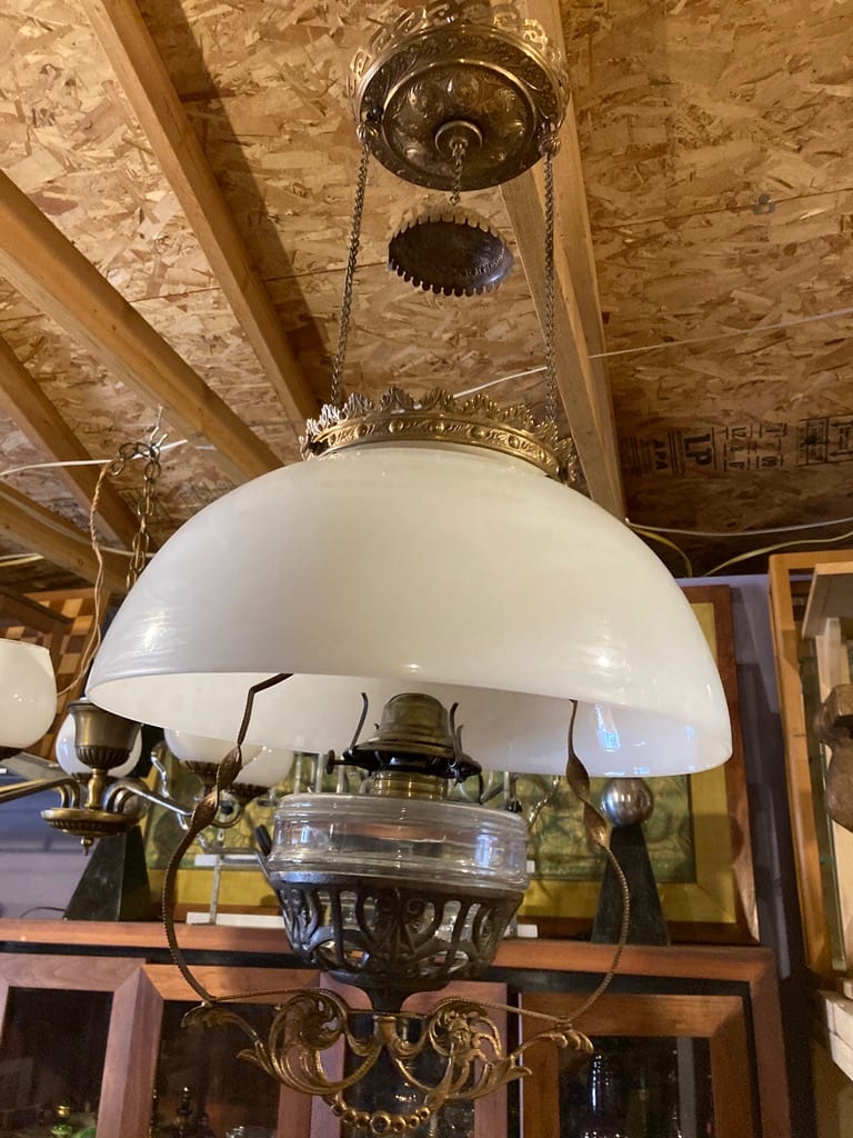Victorian hanging light fixture from the collection of TIMELINES
