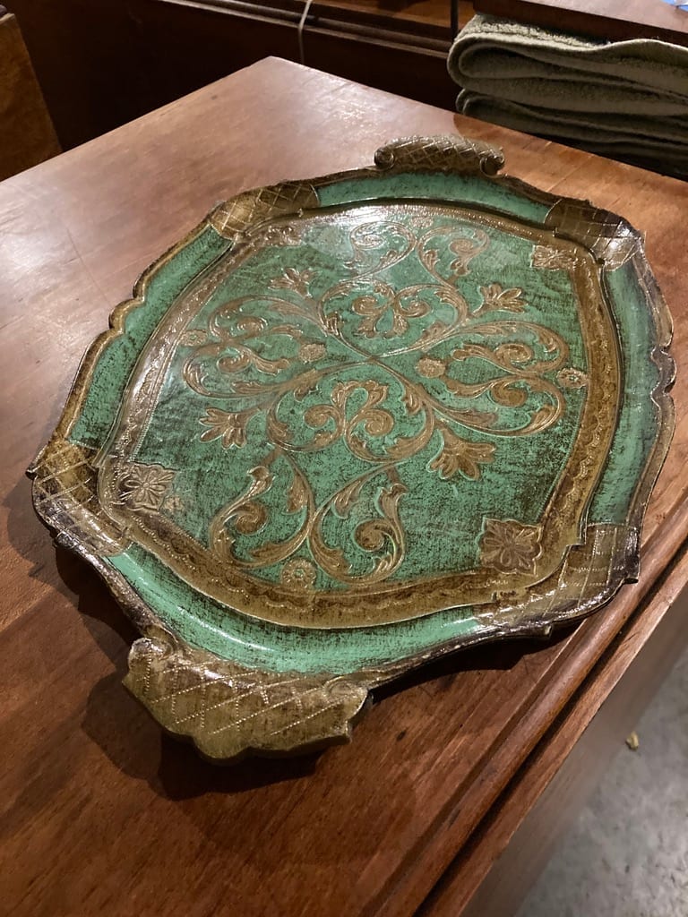 Venetian serving tray 