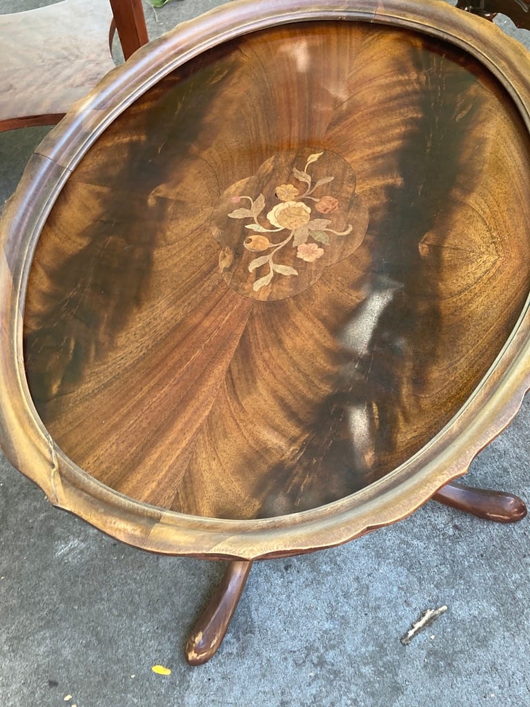 Inlaid coffee table 