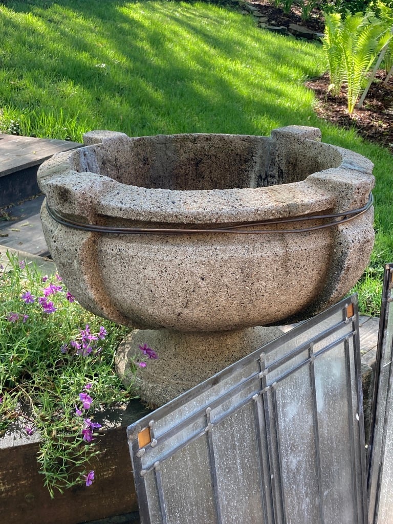 Large cement planter 