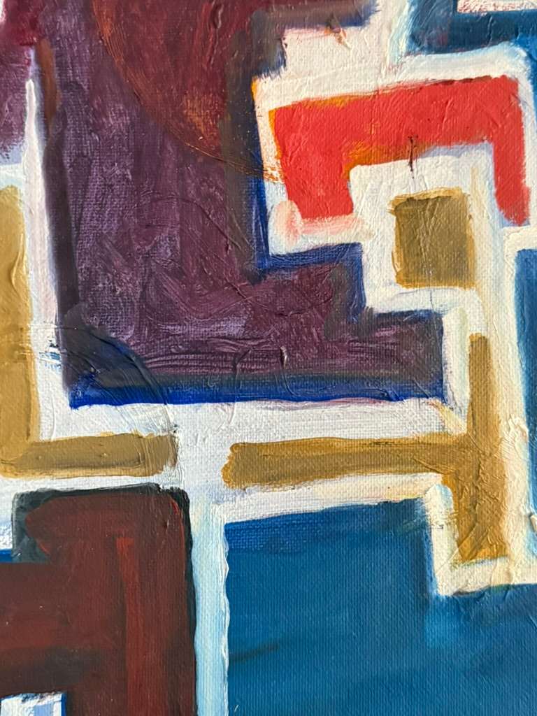 Original abstract painting by William Dietrichson 