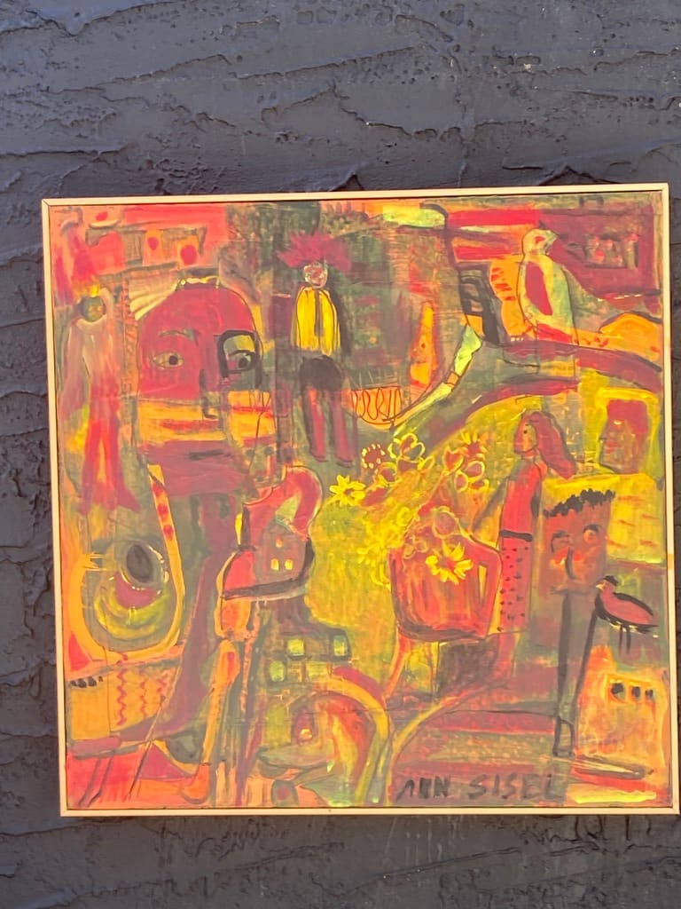 Original acrylic by Ann Sisel  abstract, Image 1.
