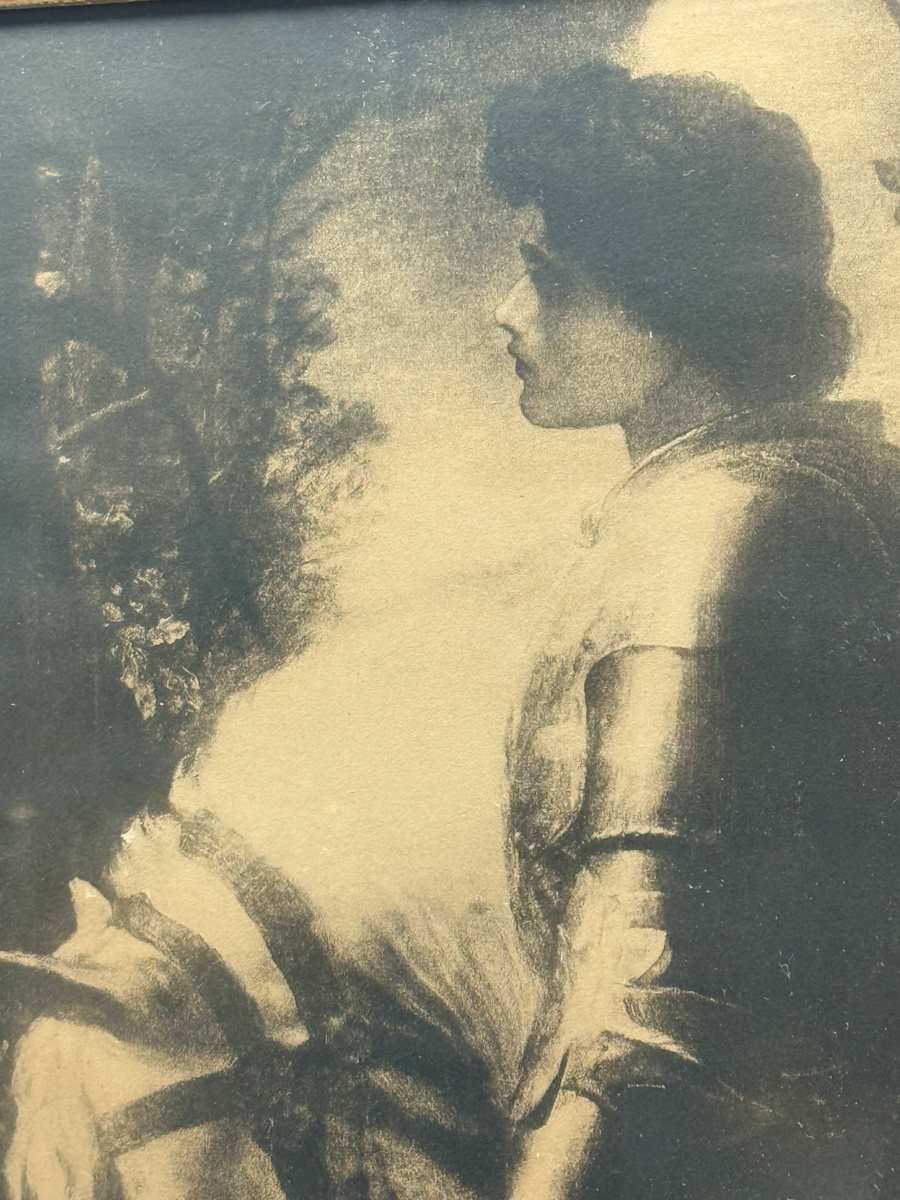 vintage sir lancelot lithograph, Image 1.