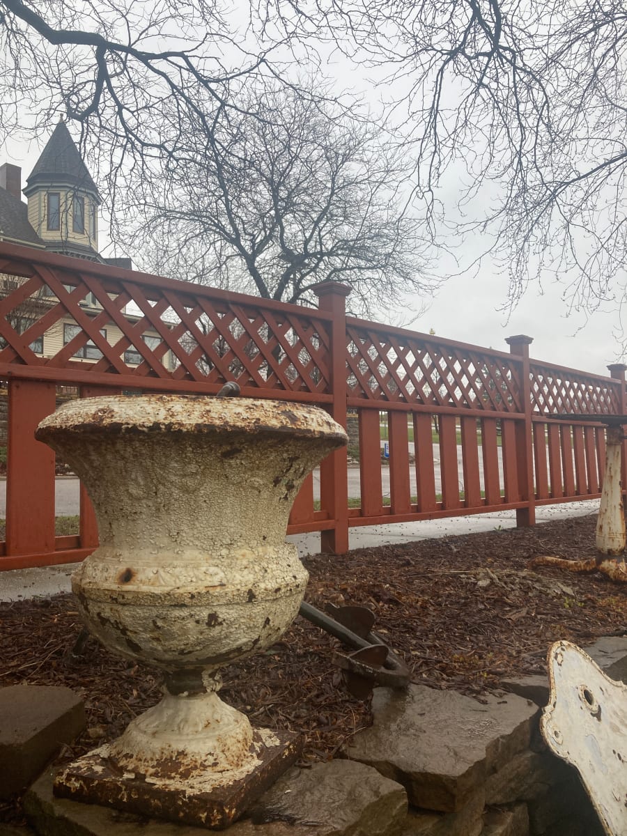 Cast Iron urn 