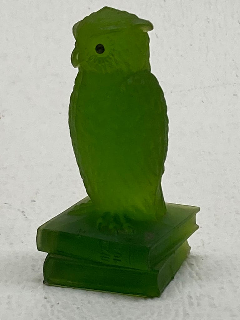 art glass owl 