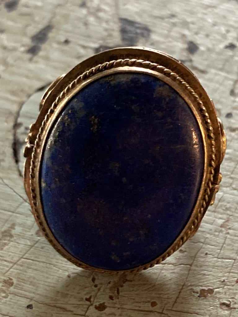 1930's Lapis ring 