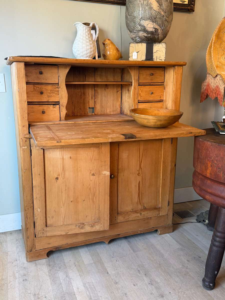 Scandinavian drop front secretary, Image 1.
