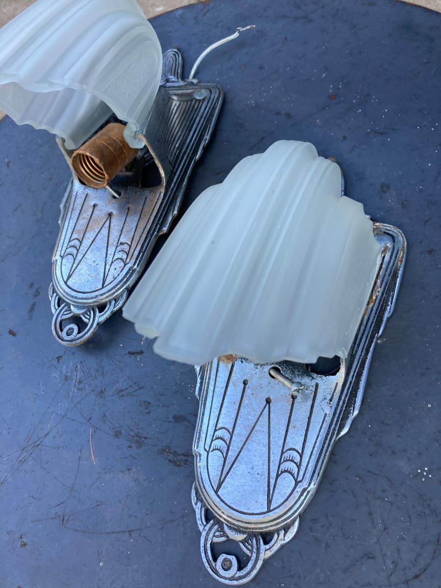 Art Deco wall sconces 