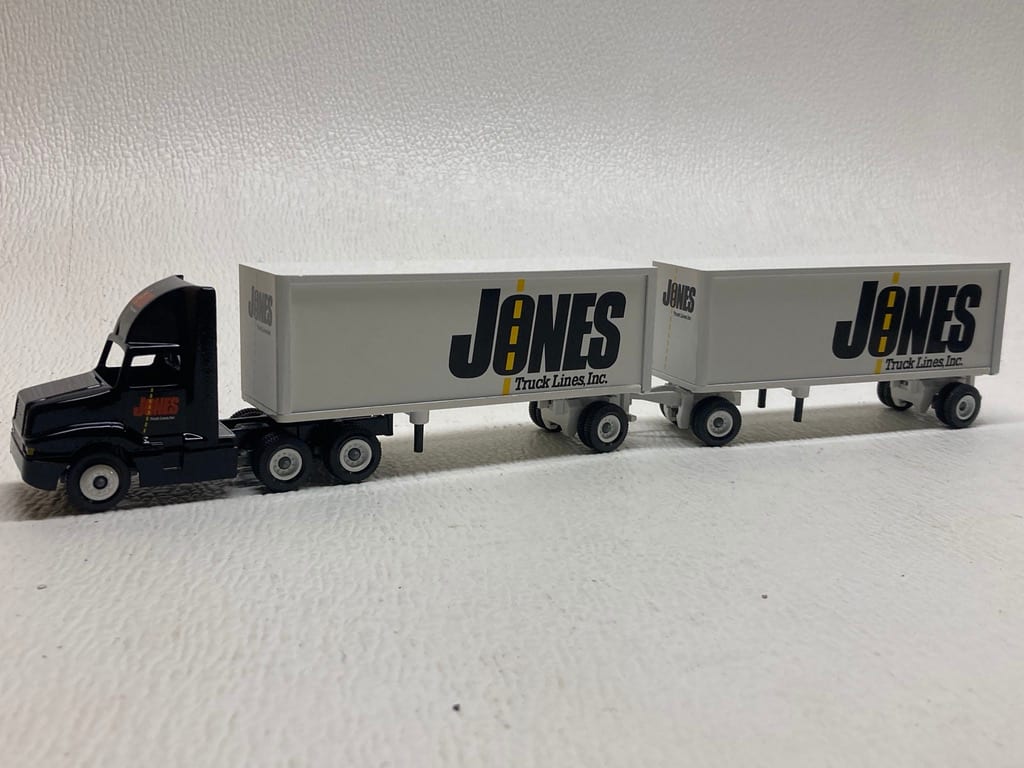 Jones die cast toy semi truck 