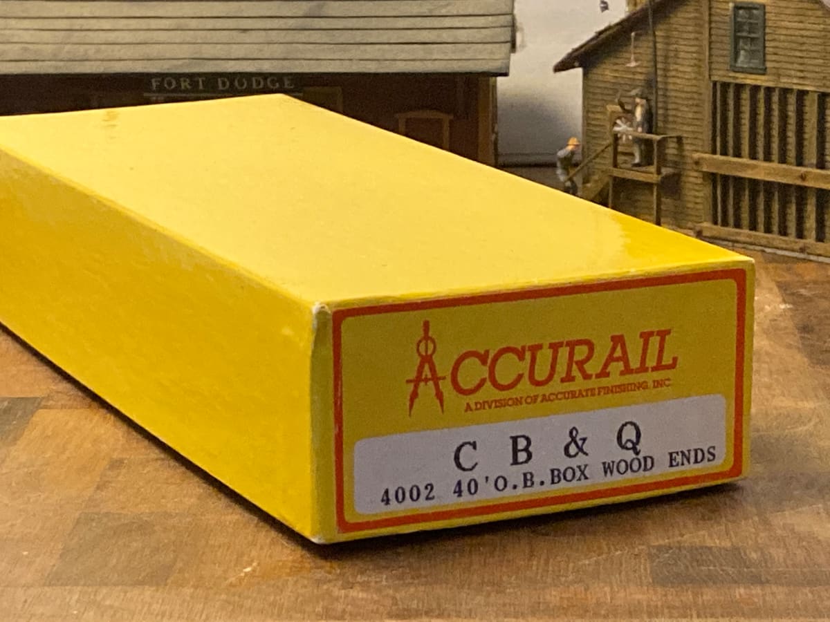 Accurail boxcar HO gauge toy train 