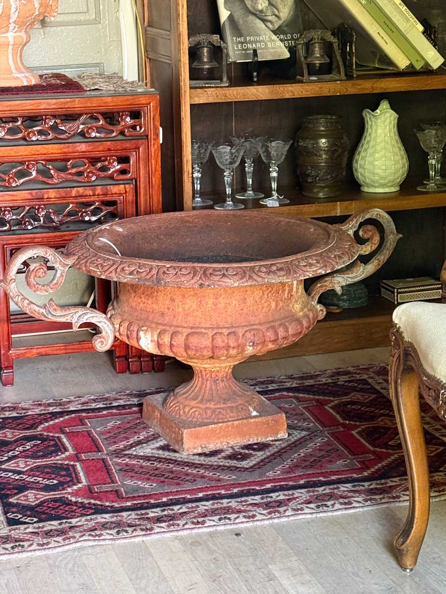 Cast Iron Urn, Image 1.