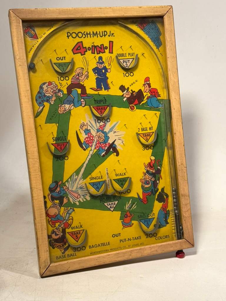 Vintage pinball game 