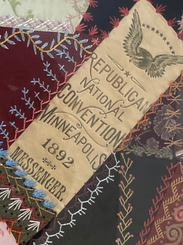 Republican National convention Minneapolis 1892 Messenger ribbon 