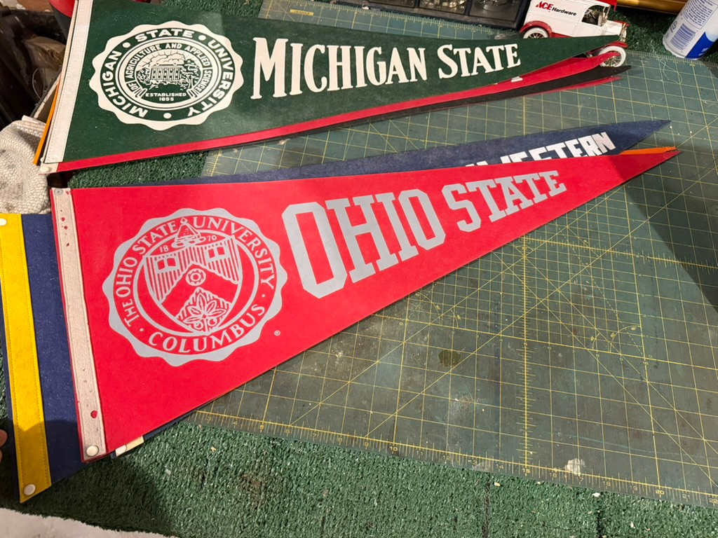 College pennants 