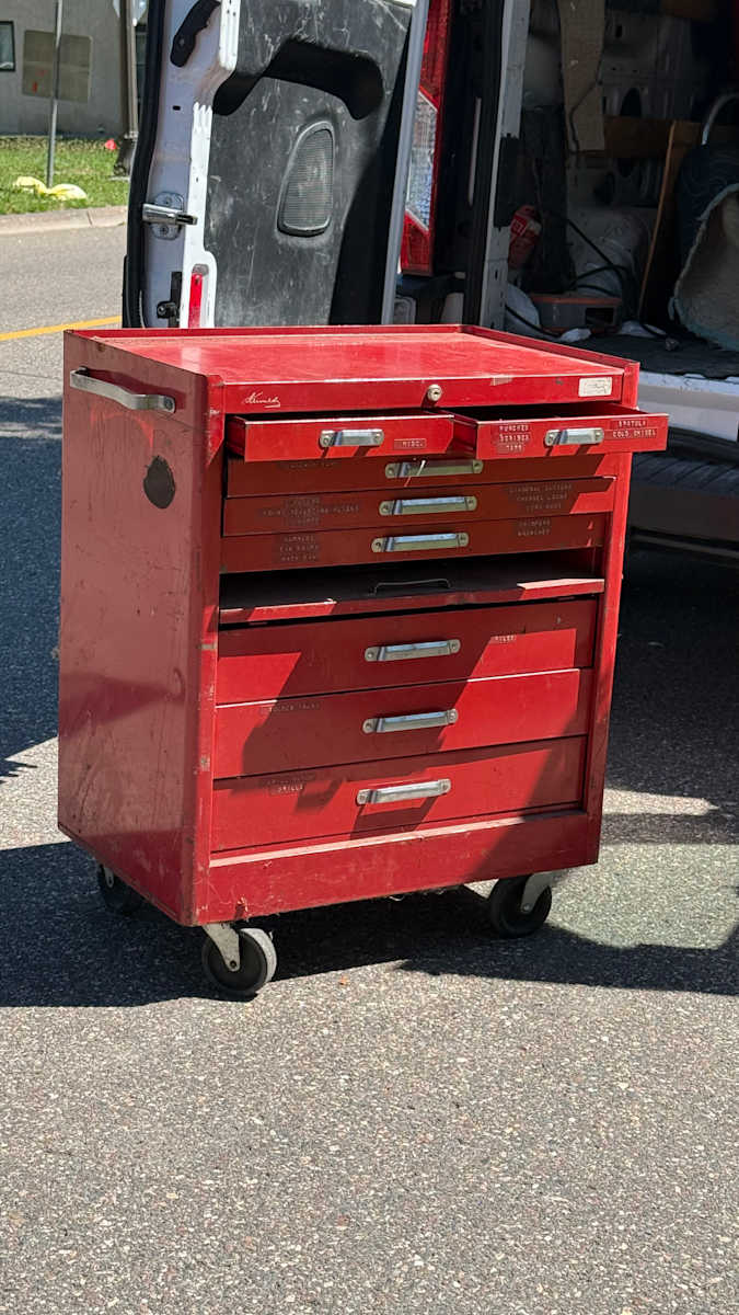 vintage Kennedy multi drawer tool cabinet, Image 1.