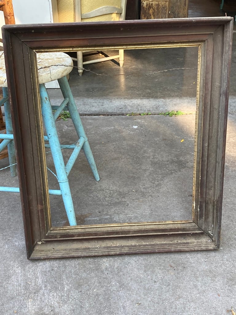 Large walnut frame 