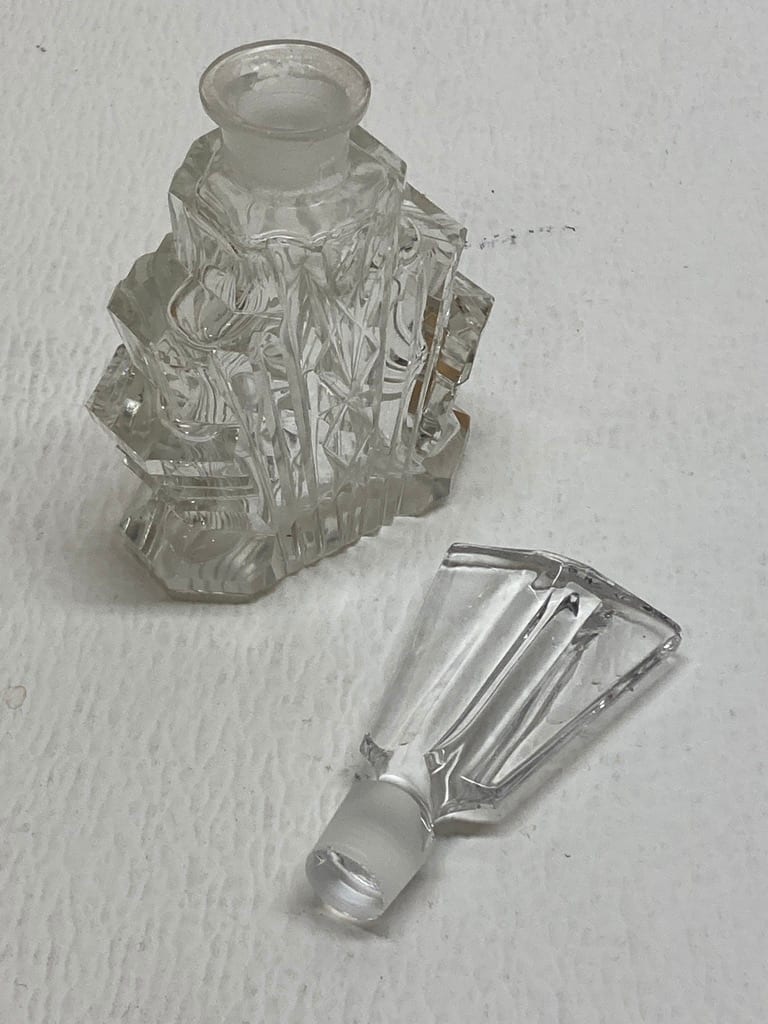 vintage Art Deco perfume bottle 