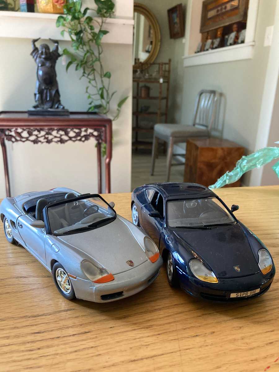 Porsche die cast toys 