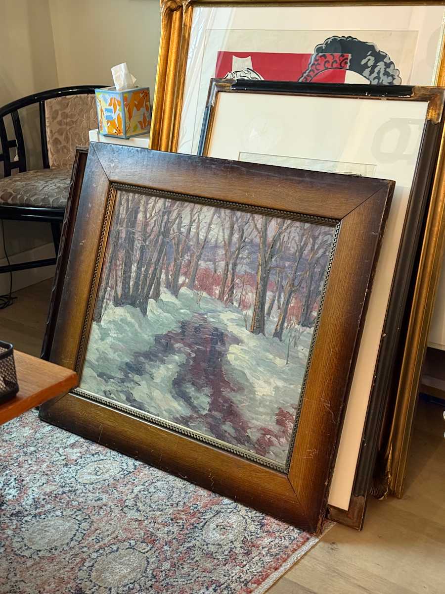 Carl G. T. Olson winter scene, Image 1.