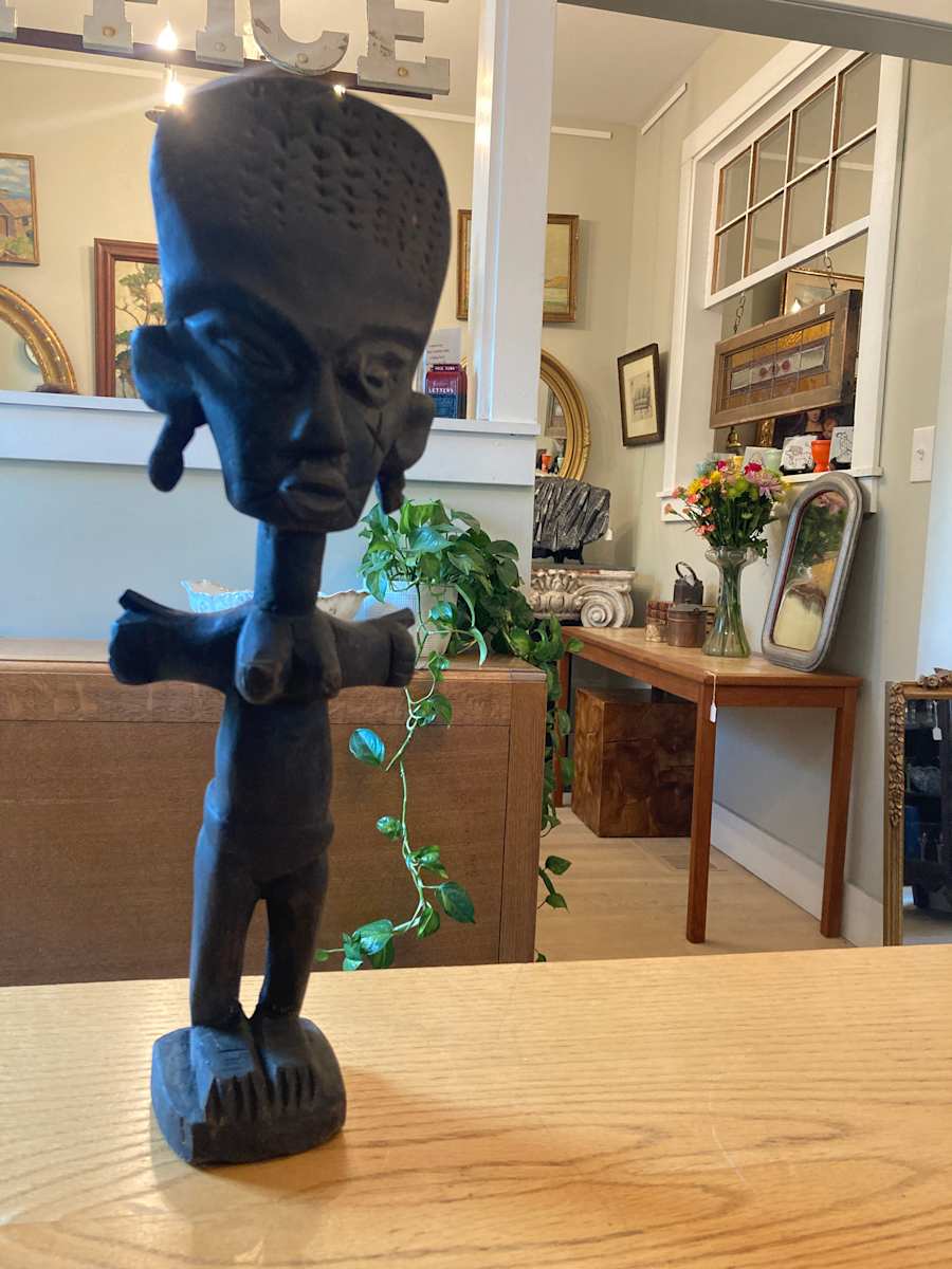 Carved African fertility doll 