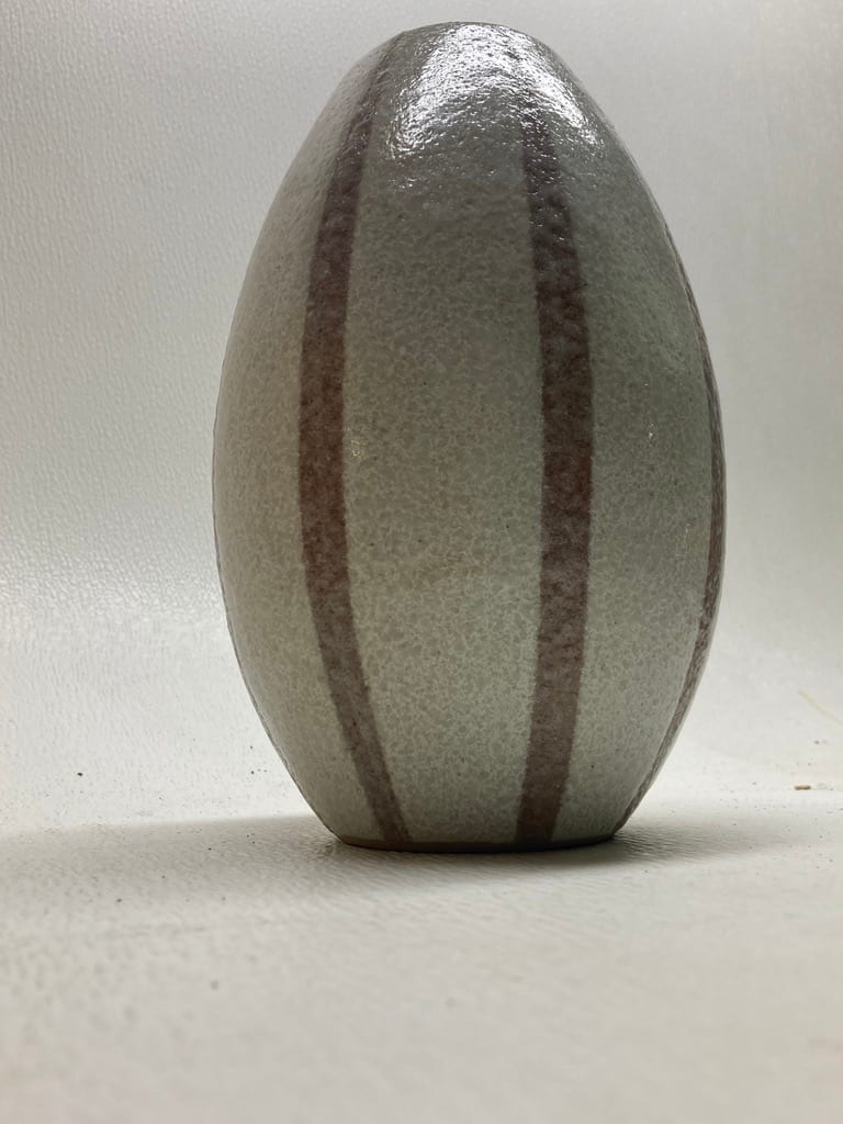 Japanese mid century modern pottery vase 