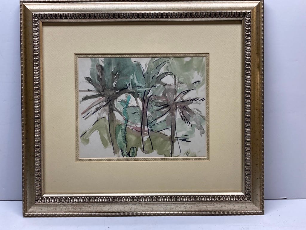 Original James Quentin Young watercolor 