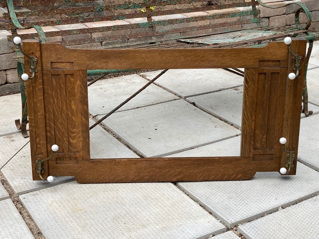 Large mission oak mirror frame 