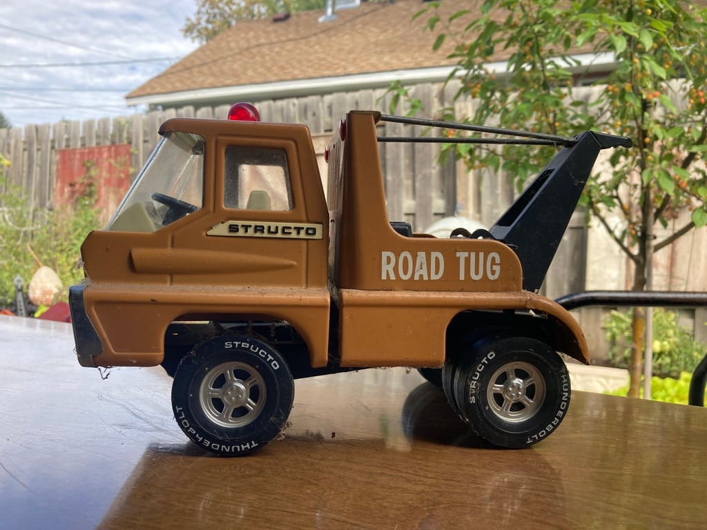 vintage Structo Road Tug 