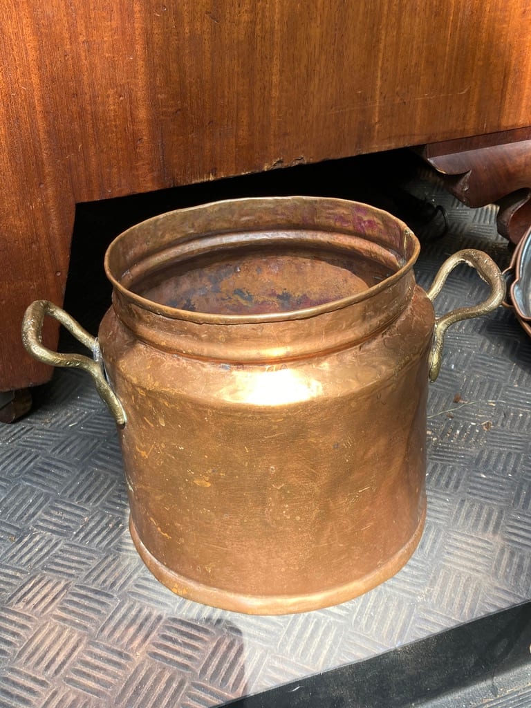 vintage copper kettle 