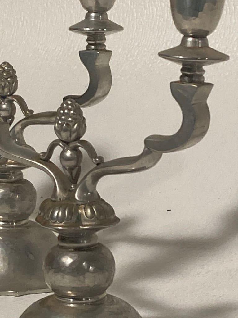 Just Andersen pewter candlesticks 