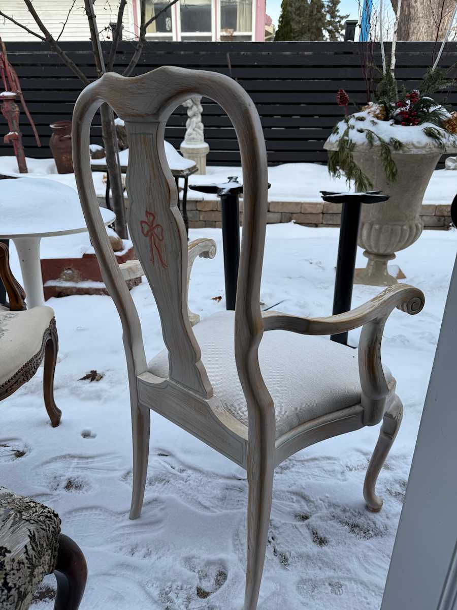 Painted country style chair 