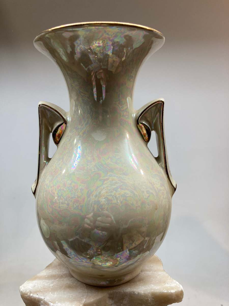 Czechoslovakian pottery vase 